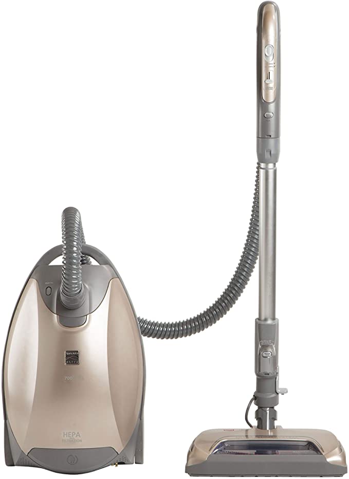 Photo 1 of Kenmore Elite 81714 Pet Friendly Ultra Plush Lightweight Bagged Canister Vacuum with Pet PowerMate, HEPA, Extended Telescoping Wand, Retractable Cord, and 3 Cleaning Tools-Champagne