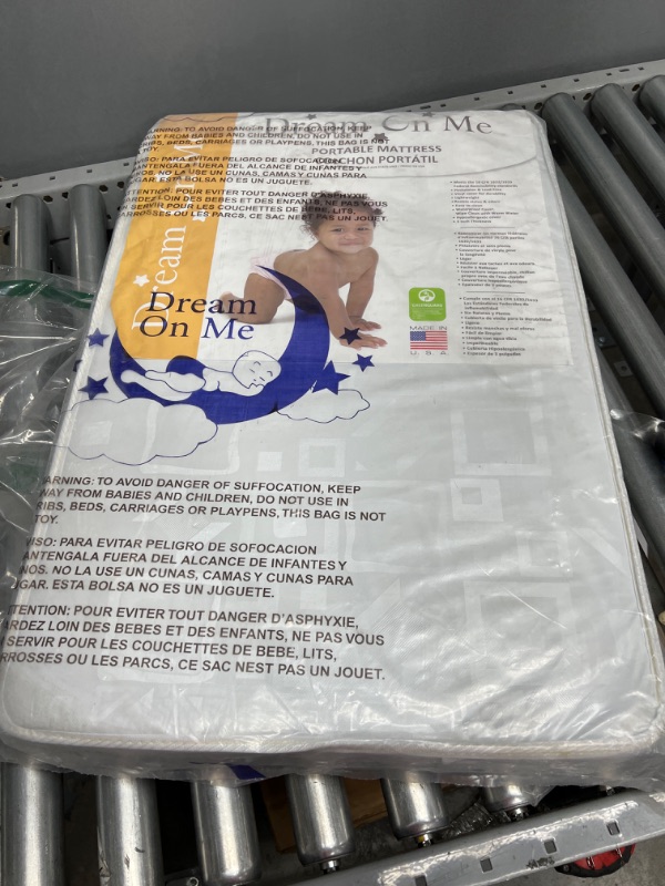 Photo 2 of Dream On Me, 3 Inch Foam Pack and Play Mattress, White