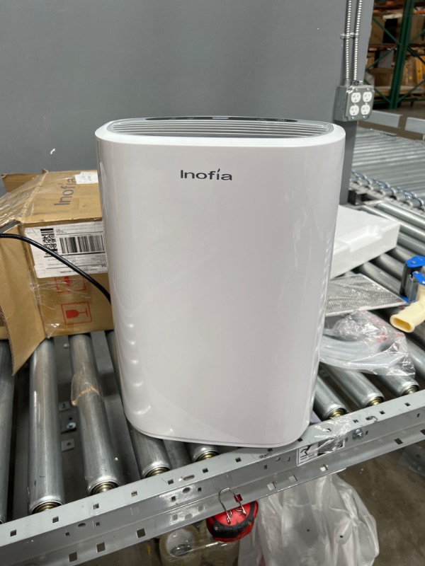 Photo 2 of Inofia 30 Pint Dehumidifier for 1550 SQ FT Home Basements, Bedroom, Bathroom, Garage, Laundry Room, Grow Room, Office, Compact Electric Dehumidifiers for Quiet & Efficient Intelligent Humidity Control on Small/Medium Rooms
