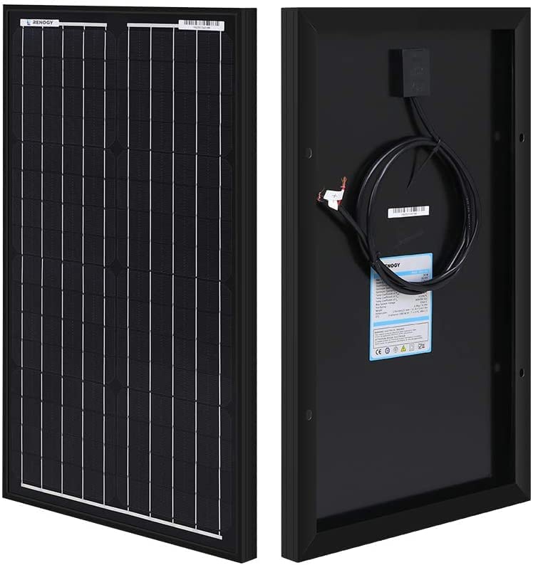 Photo 1 of Renogy Solar Panel 30 Watt 12 Volt Mono Monocrystalline Power Charger for RV Battery Boat Caravan and Other Off-Grid Applications, 30W, Black
