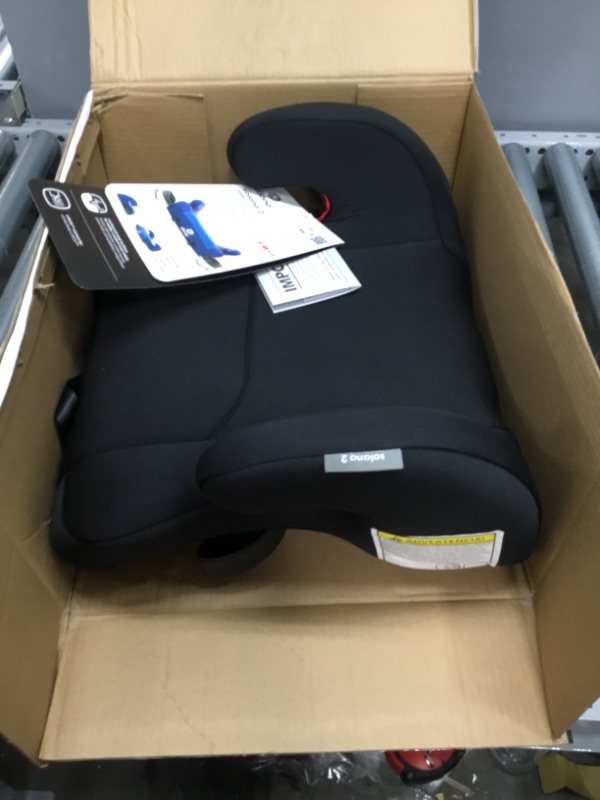 Photo 1 of Diono Solana 2 XL, Dual Latch Connectors, Lightweight Backless Belt-Positioning Booster Car Seat, 8 Years 1 Booster Seat, Black
