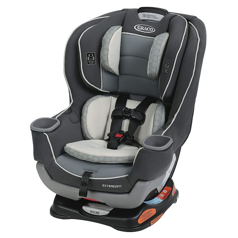 Photo 1 of Graco Extend2Fit Convertible Car Seat | Ride Rear Facing Longer with Extend2Fit, Davis, 20.75x19x24.5 Inch (Pack of 1)
