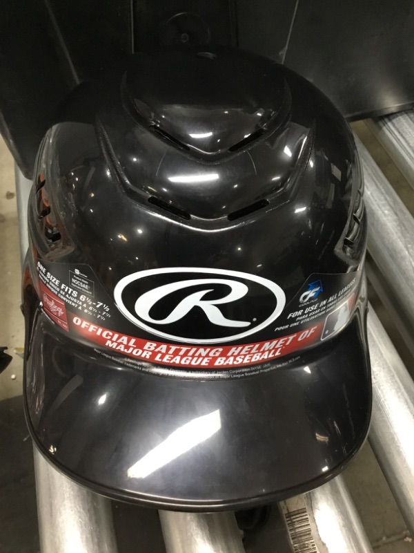 Photo 2 of Rawlings | COOLFLO Batting Helmet | 6 1/2" - 7 1/2" One Size Fits Most
Black