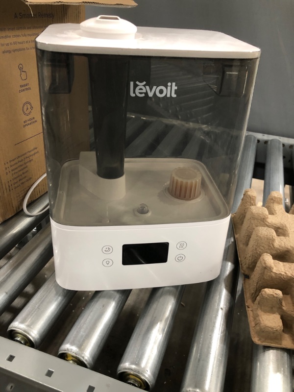 Photo 2 of LEVOIT Humidifiers for Bedroom Large Room Home, Smart Wifi Alexa Control, 6L Top Fill Cool Mist for Baby and Plants, Ultrasonic, Essential Oil Diffuser, Customized Humidity, Night Light, Quiet, Gray
