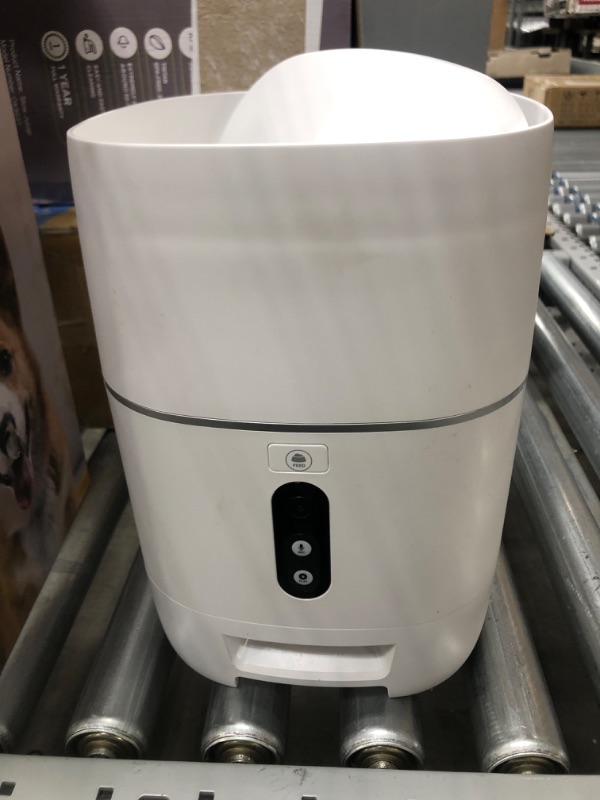 Photo 3 of **part sonly**Automatic Dog Feeder Automatic Cat Feeder 6L,Full HD 1080P Camera WiFi Pet Camera and 2-Way Audio,Designed for Small Dogs and Cats,Monitor Your Pet Remotely Only Support 2.4G(NOT Support 5G) Q01
