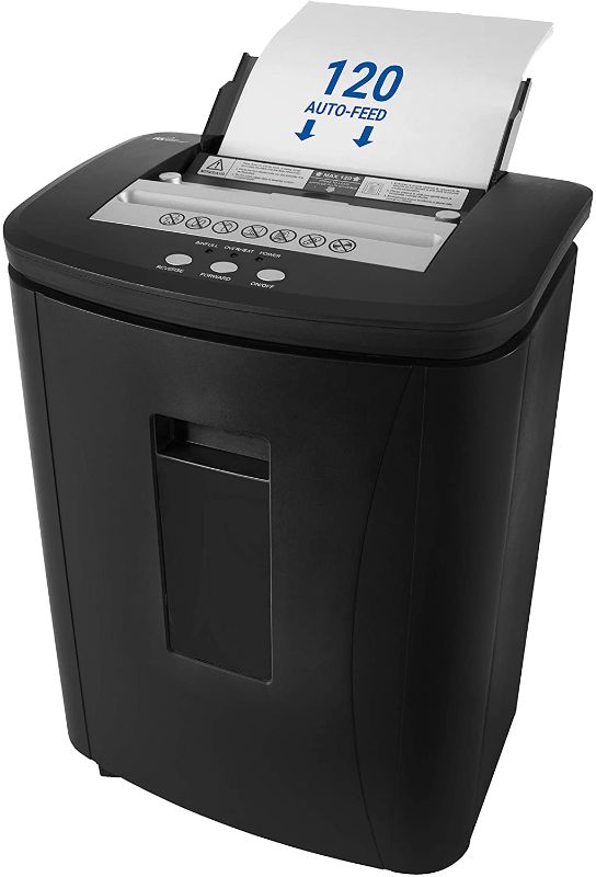 Photo 1 of Royal Sovereign 120 Sheet Auto-Feed, Cross-Cut Shredder (RAF-C120), 20.9" x 14.2" x 10"
