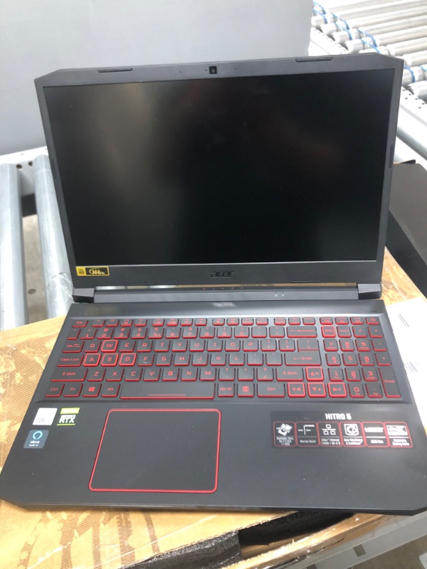 Photo 2 of **NONFUNCTIONAL**DOES NOT POWER ON **
Acer Nitro 5 AN515-55-53E5 Gaming Laptop | Intel Core i5-10300H | NVIDIA GeForce RTX 3050 Laptop GPU | 15.6" FHD 144Hz IPS Display | 8GB DDR4 | 256GB NVMe SSD | Intel Wi-Fi 6 | Backlit Keyboard
