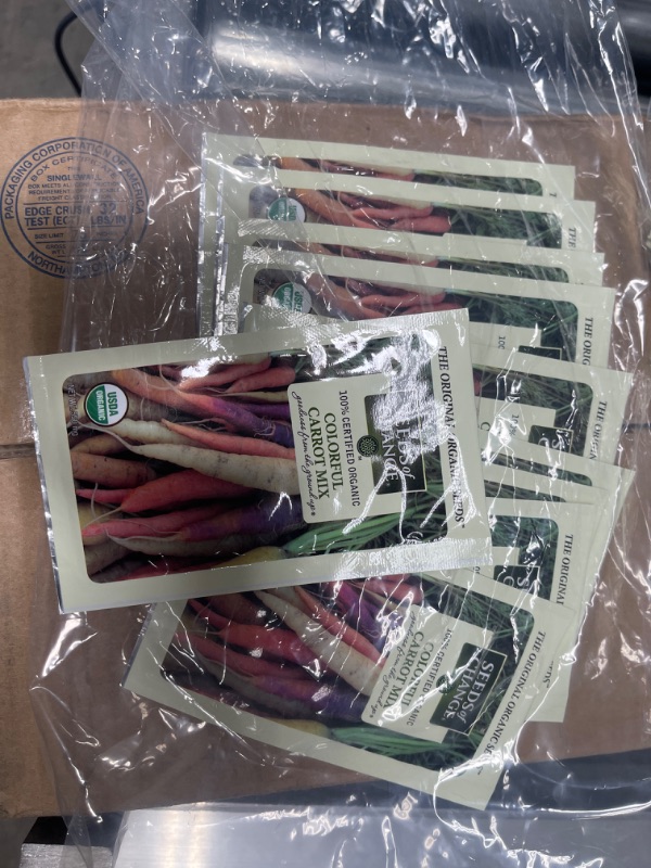 Photo 2 of **NONREFUNDABLE** BEST BY: 12/22**
Seeds of Change Colorful Carrot Mix Seeds 550 Mg Packet
10PACK