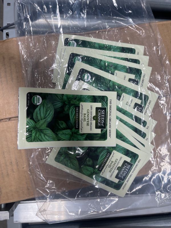 Photo 2 of **NONREFUNDABLE**BEST BY: 12/2022**
Seeds Of Change
SOC Basil Genovese
10PACK