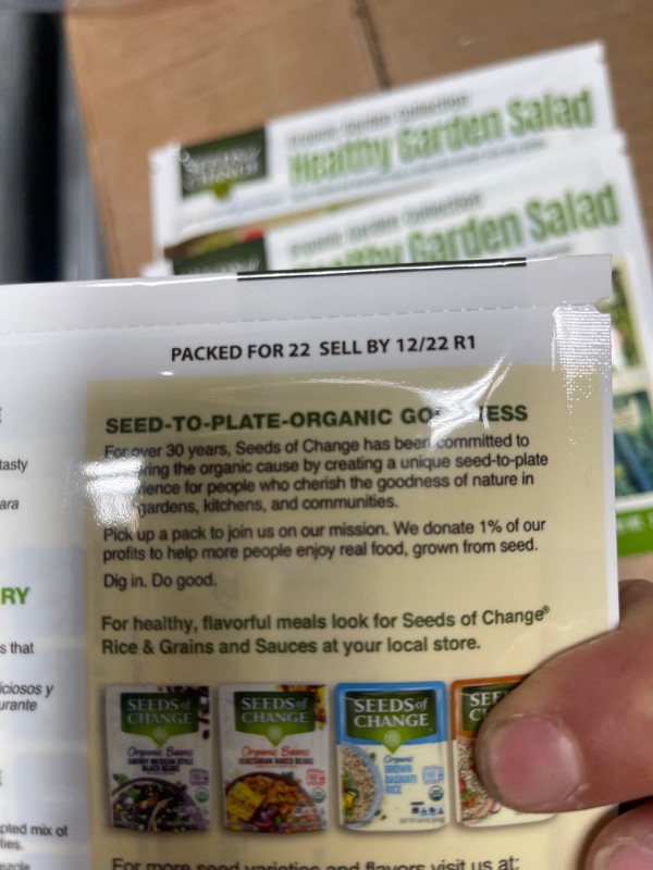 Photo 3 of **NONREFUNDABLE**BEST BY: 12/22**
Seeds of Change Healthy Green Salad Recipe Seed Collection
3 PACK
