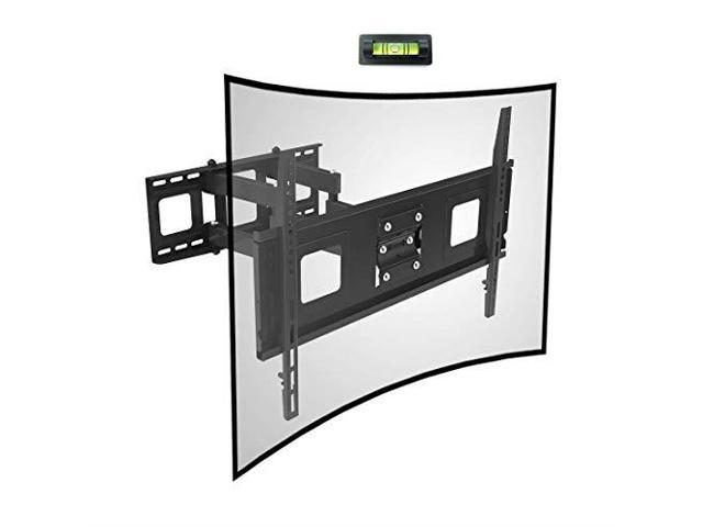 Photo 1 of Fleximounts Curved Flat TV Wall Mount TV Bracket for 32-65 Inch up to 132lbs VESA 600x400mm with Swivel Articulating Dual Arms Full Motion TV Wall.
