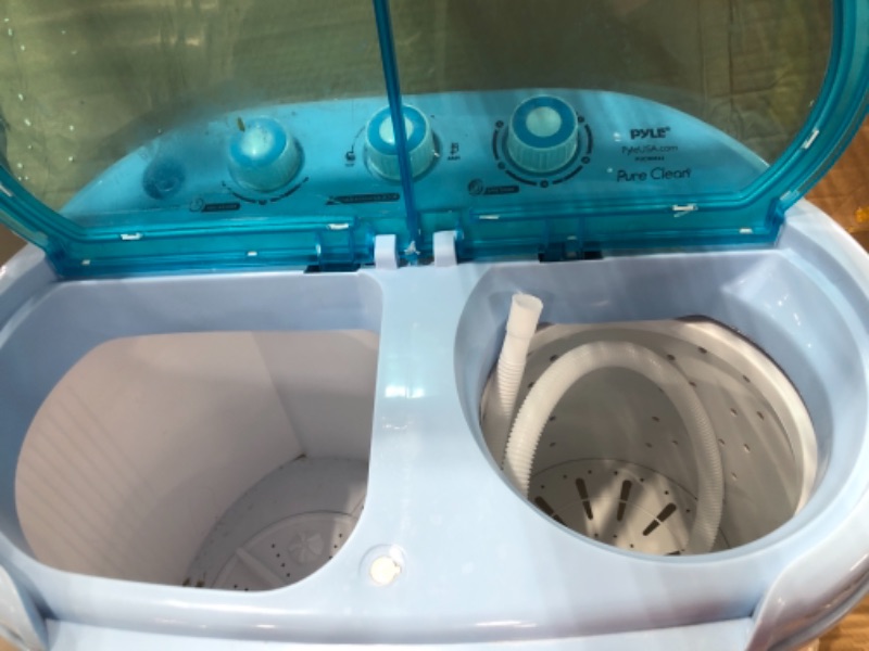 Photo 4 of ***PARTS ONLY*** Pyle XPB20-288S PYRPUCWM22 Compact & Portable Washer & Dryer, 0, White
