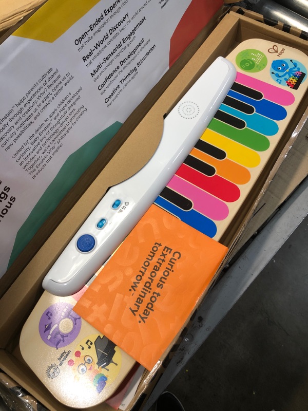 Photo 2 of Baby Einstein Notes & Keys Magic Touch Wooden Electronic Keyboard Toddler Toy, Ages 12 Months +
