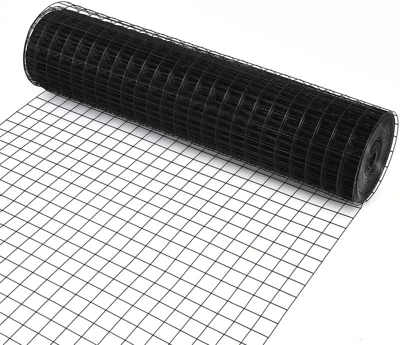 Photo 1 of  Hardware Cloth, 36 inch x 50 ft Black Vinyl Coated Welded Wire Mesh