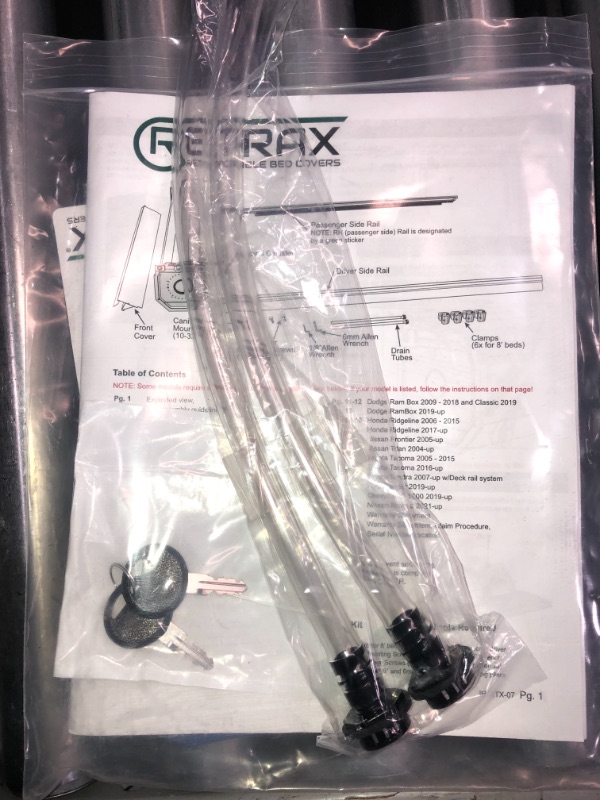 Photo 9 of ***PARTS ONLY*** Retrax RetraxONE MX Retractable Truck Bed Tonneau Cover | 60232 | Fits 2009 - 2018, 2019-20 Classic Dodge Ram 1500, 2010-21 2500/3500 6' 4" Bed (76.3")
