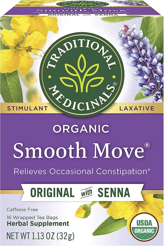 Photo 1 of Traditional Medicinals Organic Smooth Move Tea, 96 Tea Bags (Pack of 6)
