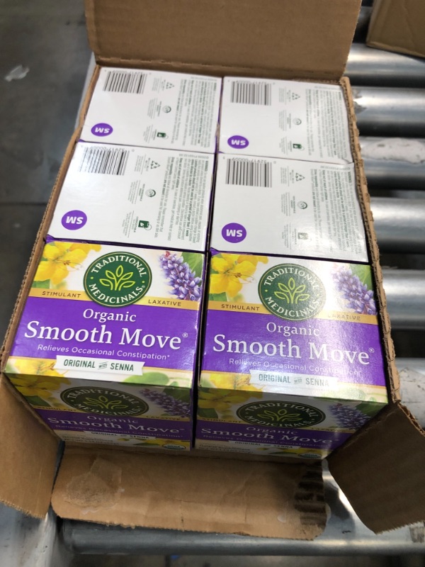 Photo 1 of Traditional Medicinals Organic Smooth Move Tea, 96 Tea Bags (Pack of 6)
