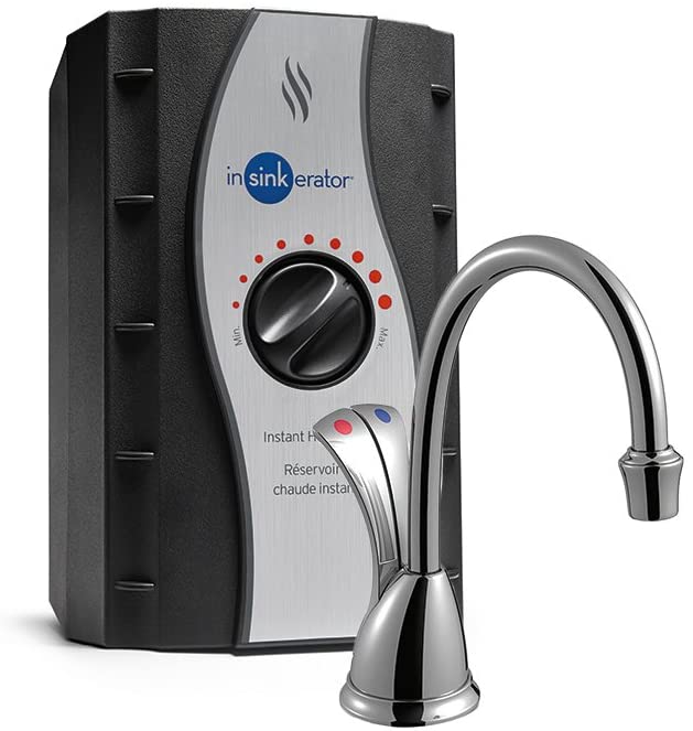 Photo 1 of InSinkErator Wave Instant Hot and Cold Water Dispenser System - Faucet & Tank, Chrome, HC-Wave-C
