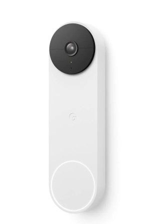 Photo 1 of Nest Doorbell (Battery) - Smart Wi-Fi Video Doorbell Camera - Snow
