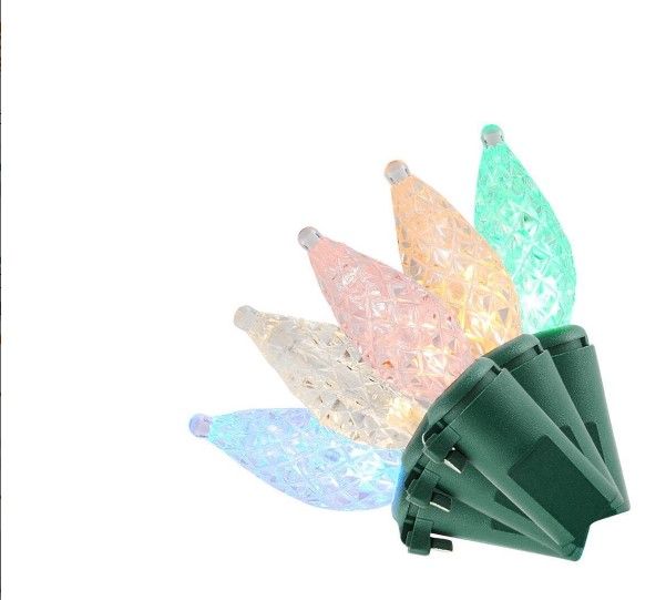 Photo 1 of 100-Light LED C3 Multi Color to Warm White Color-Changing Light Set
