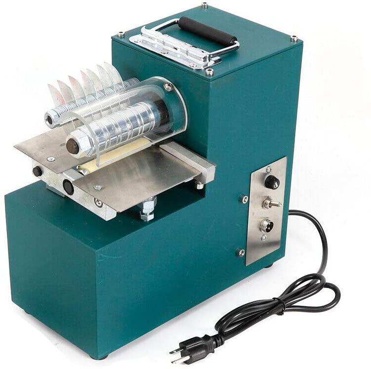 Photo 1 of **parts only ** Leather Cutting Machine Leather Strip Cutting Tool Cutting Width from 0-4inch Leather Strap Cutter Machine Steel Leather/Bag/Shoes/Paper Slitting Machine 110 V
