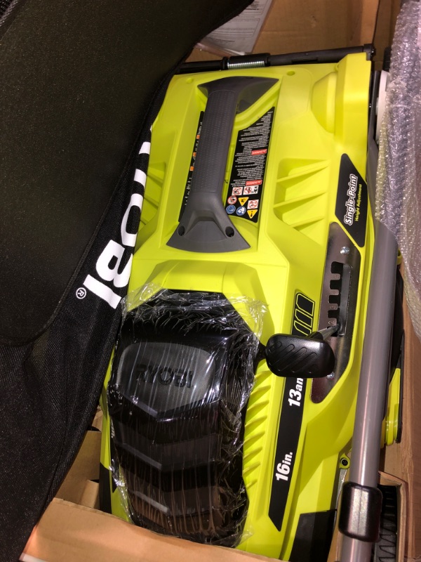 Photo 5 of RYOBI 16 in. 13 Amp Corded Electric Walk Behind Push Mower