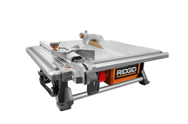 Photo 1 of RIDGID 6.5 Amp Corded 7 in. Table Top Wet Tile Saw