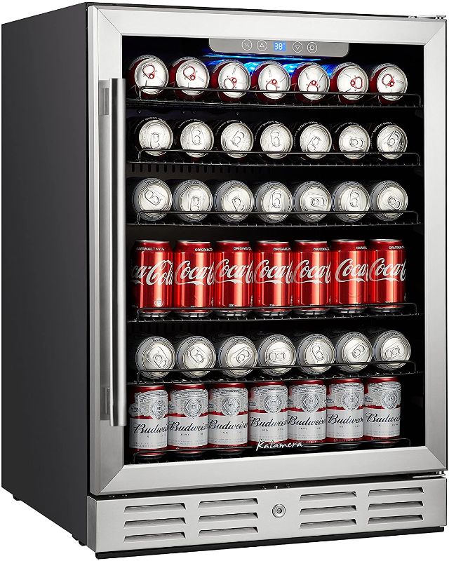 Photo 1 of Kalamera 24" Beverage Refrigerator 175 Can Built-in Single Zone Touch Control
