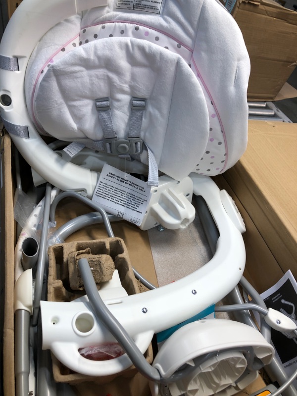 Photo 3 of Graco Soothe 'n Sway LX Baby Swing with Portable Bouncer, Camila
