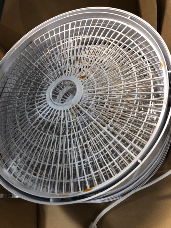 Photo 2 of Nesco FD-75A Snackmaster Pro Food Dehydrator, For Snacks, Fruit, Beef Jerky, Gray
