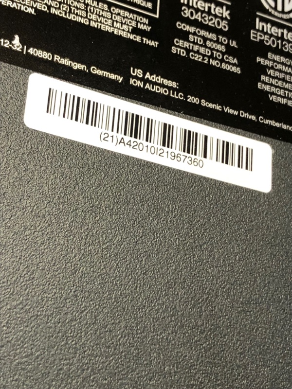 Photo 1 of ION Pathfinder 4 Bluetooth Portable Speaker with Wireless Qi Charging
