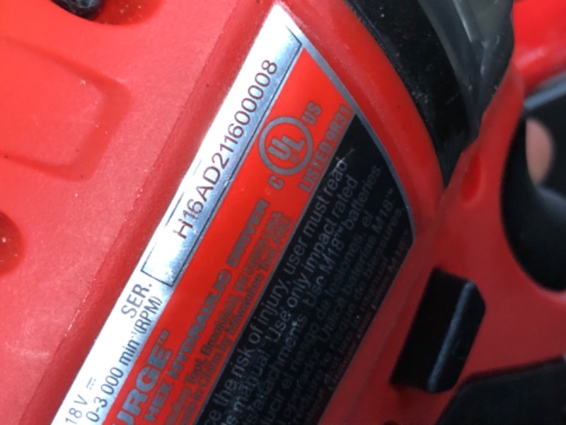 Photo 2 of Milwaukee M18 FUEL SURGE 18-Volt Lithium-Ion Brushless Cordless 1/4 in. Hex Impact Driver (Tool-Only)