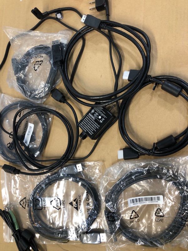 Photo 2 of SOLD AS IS !! bundle of assorted display cables and power cords -NO RETURNS 