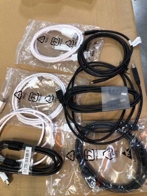 Photo 2 of SOLD AS IS !! bundle of assorted display cables and power cords -NO RETURNS 