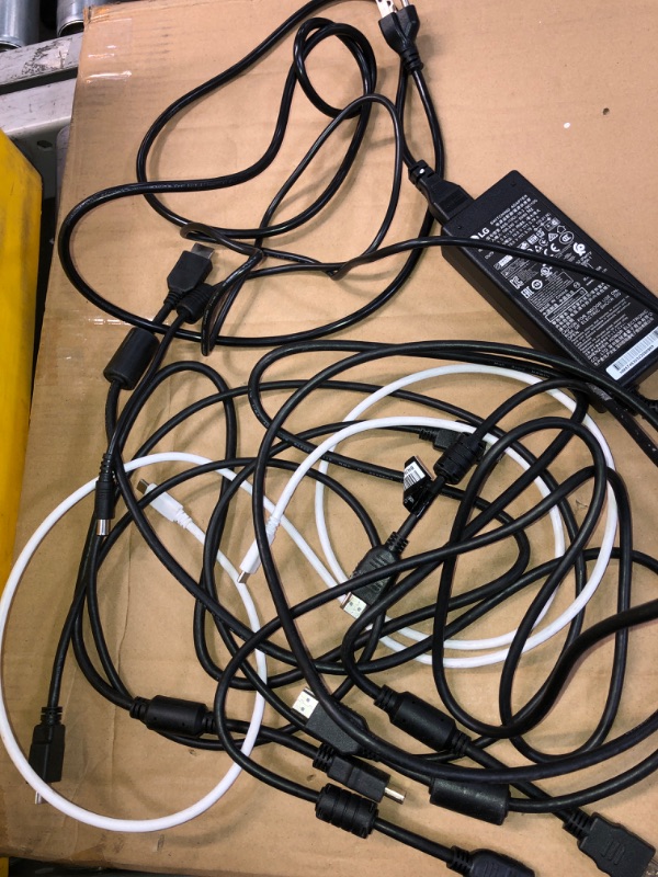 Photo 2 of SOLD AS IS !! bundle of assorted display cables and power cords -NO RETURNS 