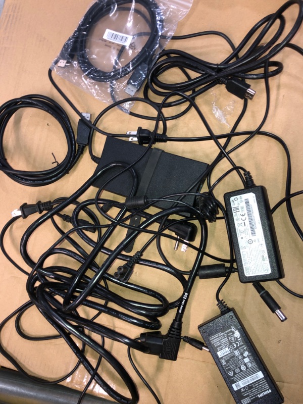 Photo 1 of SOLD AS IS !! bundle of assorted display cables and power cords -NO RETURNS 