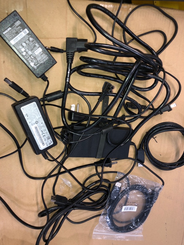 Photo 2 of SOLD AS IS !! bundle of assorted display cables and power cords -NO RETURNS 