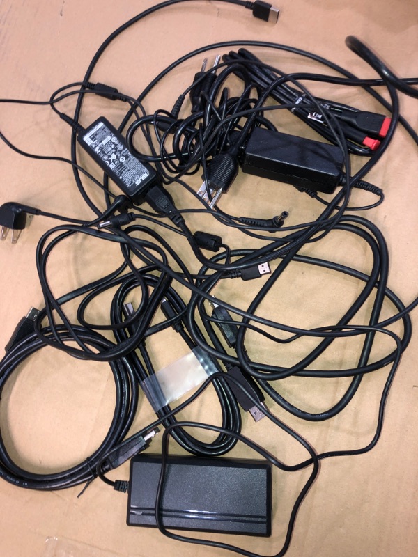 Photo 1 of SOLD AS IS !! bundle of assorted display cables and power cords -NO RETURNS 