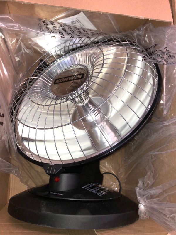 Photo 3 of jhs-1000rs 16" Oscillation Dish Heater, Black Finish