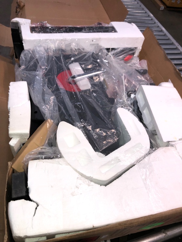 Photo 1 of Sunny Health & Fitness Magnetic Rear Belt Drive Indoor Cycling Exercise Bike with RPM Cadence Sensor
