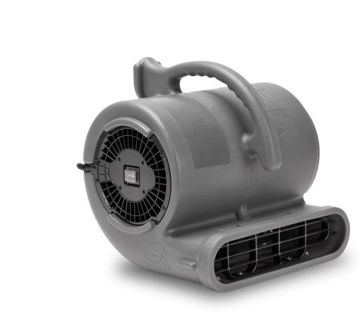 Photo 1 of B-Air 1/2 HP Air Mover for Janitorial Water Damage Restoration Stackable Carpet Dryer Floor Blower Fan in Grey