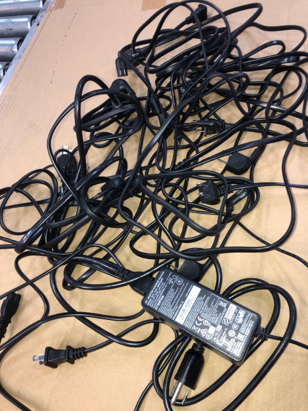 Photo 2 of SOLD AS IS !! bundle of assorted display cables and power cords -NO RETURNS 