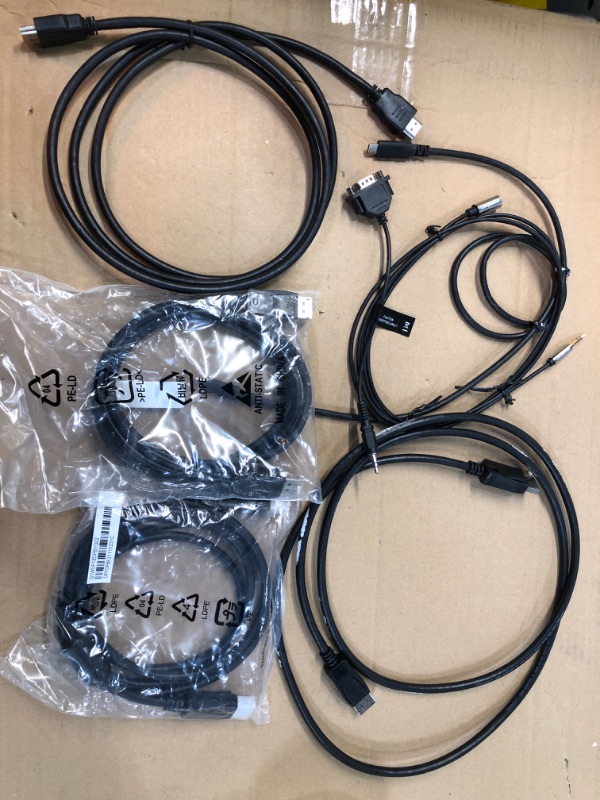 Photo 1 of SOLD AS IS !! bundle of assorted display cables and power cords -NO RETURNS 