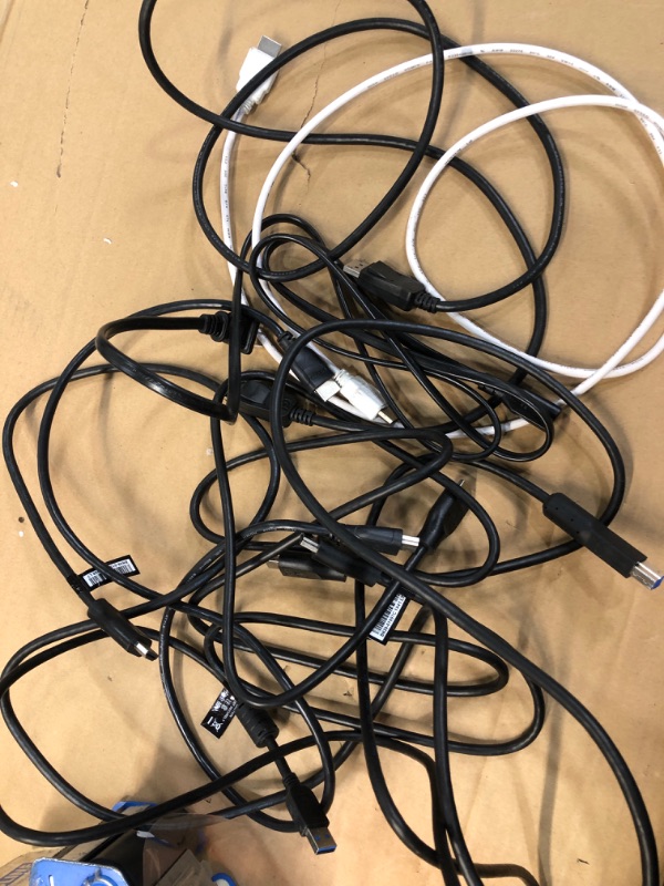 Photo 1 of SOLD AS IS !! bundle of assorted display cables and power cords -NO RETURNS 