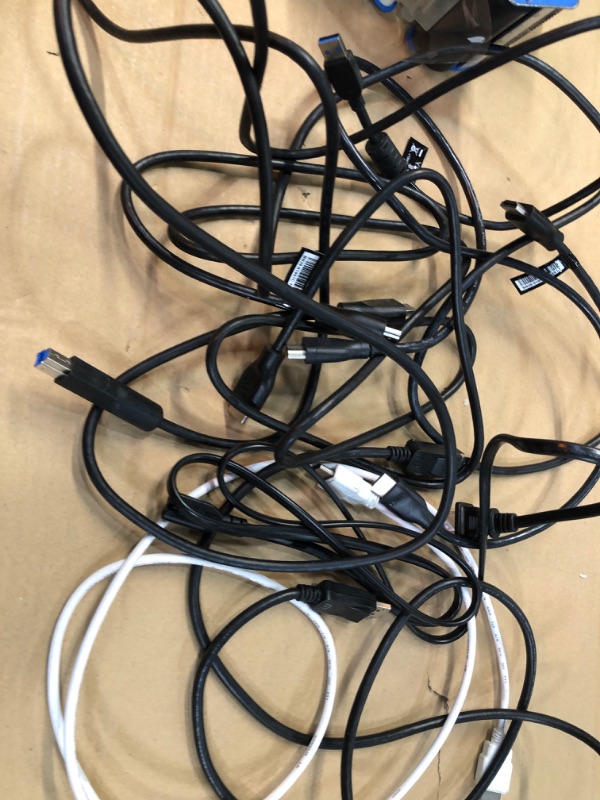 Photo 2 of SOLD AS IS !! bundle of assorted display cables and power cords -NO RETURNS 