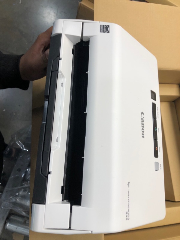 Photo 6 of Canon imageFORMULA R40 Office Document Scanner For PC and Mac, Color Duplex Scanning, Easy Setup For Office Or Home Use, Includes Scanning Software
