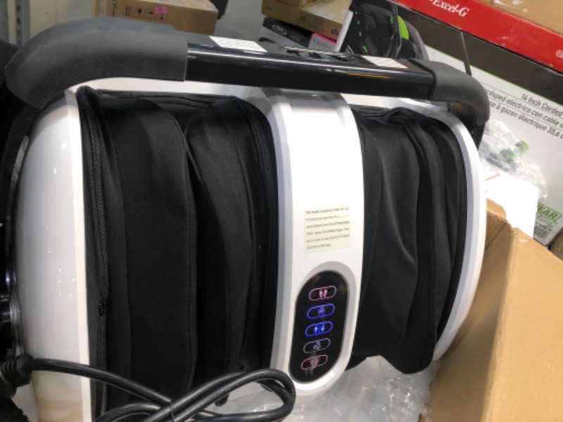 Photo 7 of Cloud Massage Shiatsu Foot Massager Machine -Increases Blood Flow Circulation, Deep Kneading, with Heat Therapy -Deep Tissue, Plantar Fasciitis, Diabetics, Neuropathy
