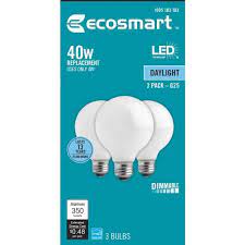 Photo 1 of 100-Watt Equivalent G25 Dimmable Globe Frosted Glass Filament LED Vintage Edison Light Bulb Daylight (6-Pack)
