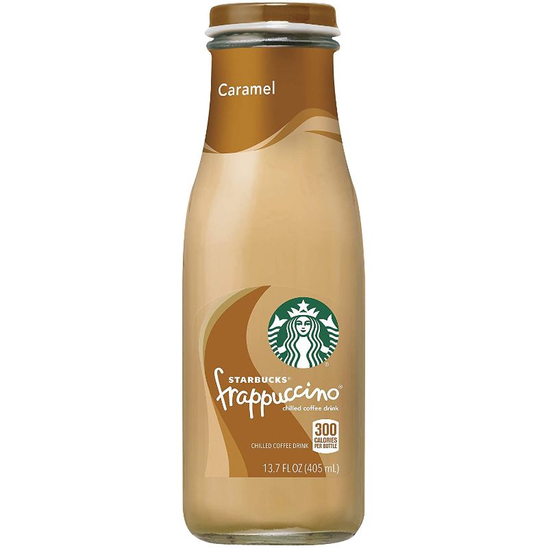 Starbucks Frappuccino Coffee Drink, Caramel, 13.7 Fl Oz Bottles (12 