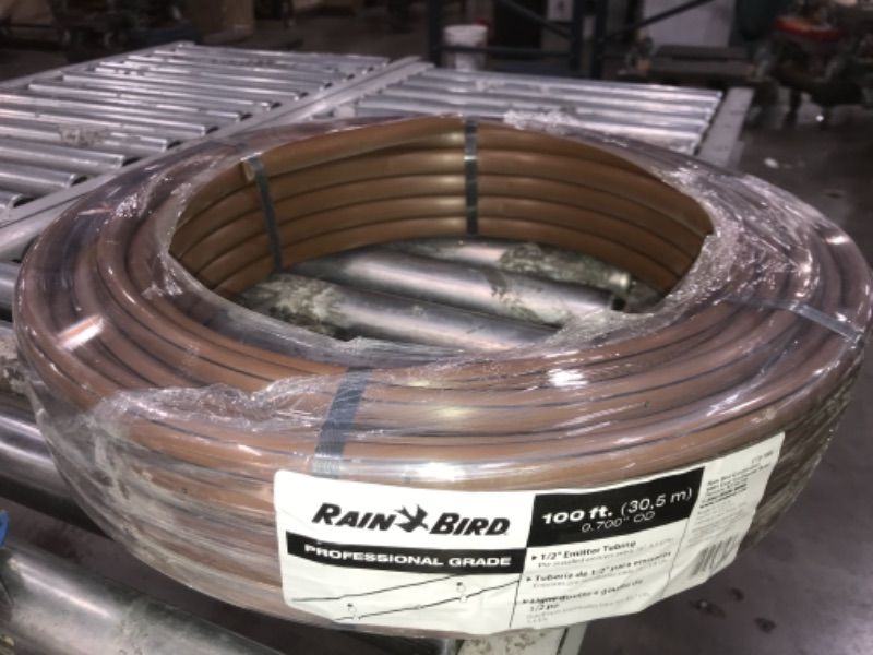Photo 1 of 1/2 in. x 100 ft. Drip Emitter Tubing Coil by Rain Bird